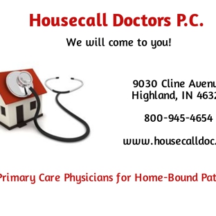 Housecall Doctors P.C. - Highland, IN. Doctors who make house calls for elderly and home-bound patients.