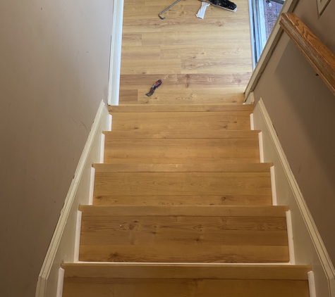 JRC Floor Covering LLC - Lexington, SC. Lvp installation on stair