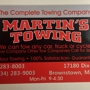 Martin's Towing & Used Auto Parts