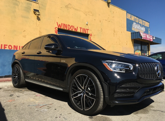 Unlimited Car Sound - San Bernardino, CA. Window Tinting: All Makes and Models