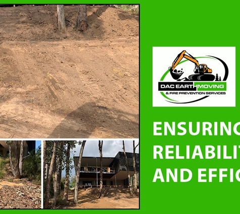DAC Earthmoving & Fire Prevention Services - Napoleons, VIC. Ensuring Reliability And Efficiency