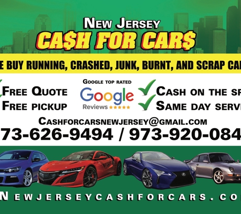 New Jersey Cash For Cars - Roselle Park, NJ