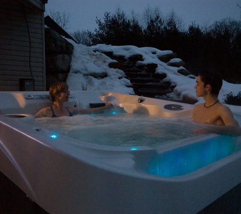 The Place - Medina, OH. Coast Infinity Edge Hot Tub