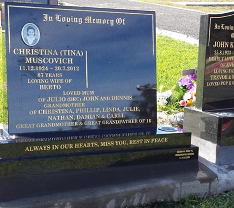 Keenan Memorials - Morwell, VIC. Our Products in South East Gippsland
