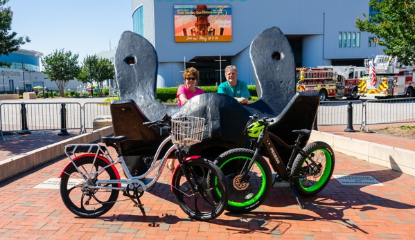 Pedego Electric Bikes Norfolk - Norfolk, VA. Nauticus is a great place to stop for a photo-op.