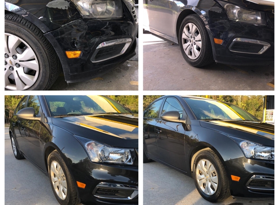Escobedo Collision Center Inc - Houston, TX. Before and after on my 2016 Chevy Cruze
