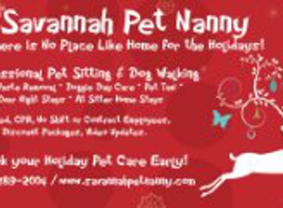 Savannah Pet Nanny - Aubrey, TX. Book your holiday care early, space limited