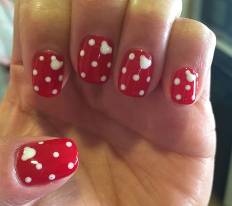 Nail Polish Spa Inc - Glendale, CA. Minnie Mouse nails