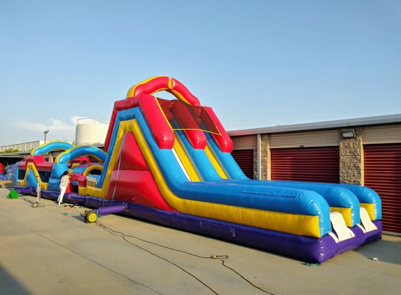 Paludis Jumpers Party Rentals in Moreno Valley - Moreno Valley, CA. Monster Obsatcle Course with slide for rent in Moreno Valley CA, Perris, Riverside CA Party Rentals in Menifee