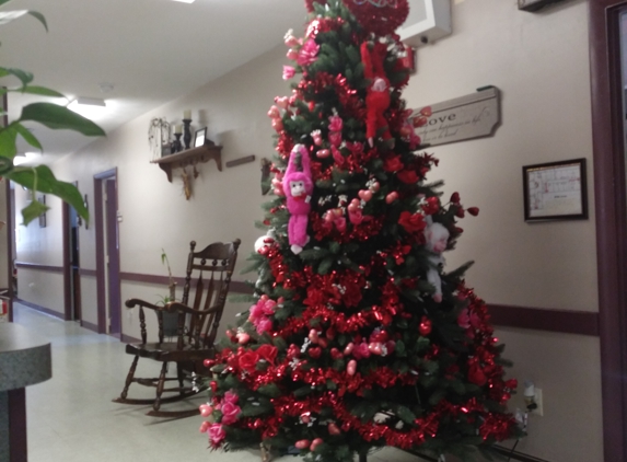 Four Seasons Assisted Living - North Scituate, RI. The Valentine's Tree (what to do when taking down the Christmas Tree is too hard)