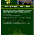 TKH INTERNATIONAL SECURITY SERVICES