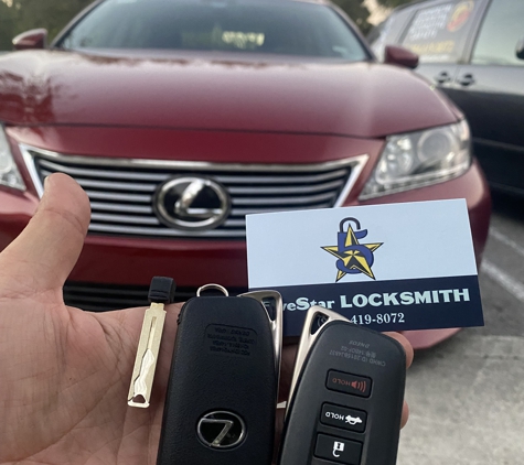 5 Star Locksmith FL Inc - Pompano Beach, FL. my new Lexus keys