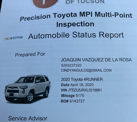 Precision Toyota of Tucson - Tucson, AZ