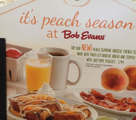 Bob Evans Restaurant - New Castle, PA. Peach Supreme Toast is sooooo good