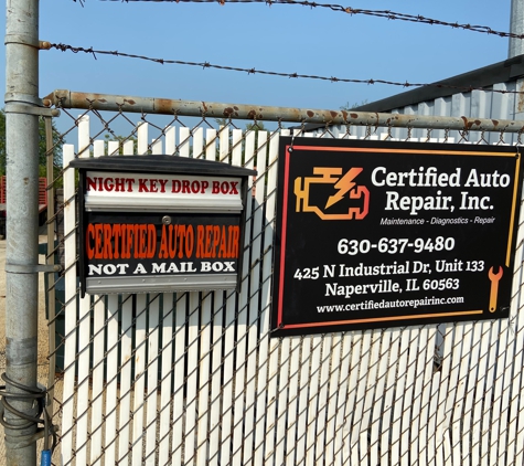 Certified Auto Repair Inc - Naperville, IL