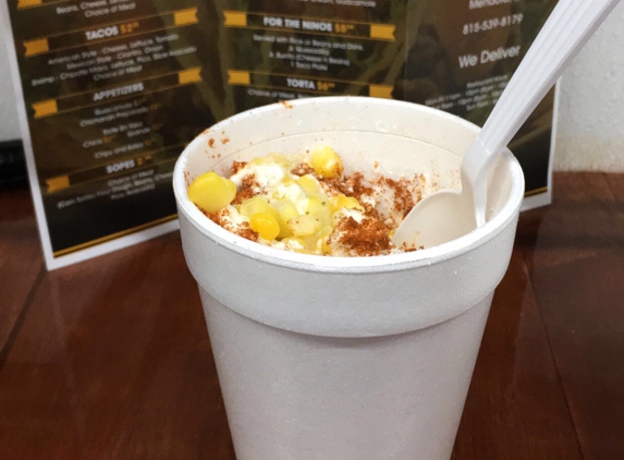 Diaz Grocery - Mendota, IL. And of course enjoy sweet delicious corn in a cup with all the delicious toppings!! Visit Diaz Restaurant in the rear of the grocery store! U won't regret it!!