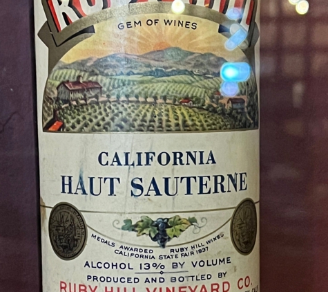 Rubino Estates Winery - Pleasanton, CA