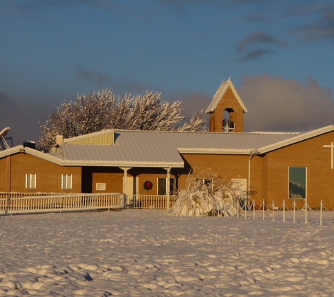 Santa Rita Abbey - Sonoita, AZ. Rare snowfall, Dec 2016