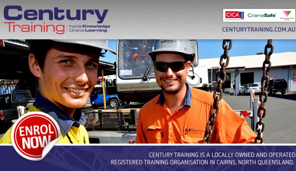 Century Cranes - Portsmith, QLD. We endeavour to provide each of every learner with the confidence of knowledge to launch into a new and exciting career.
