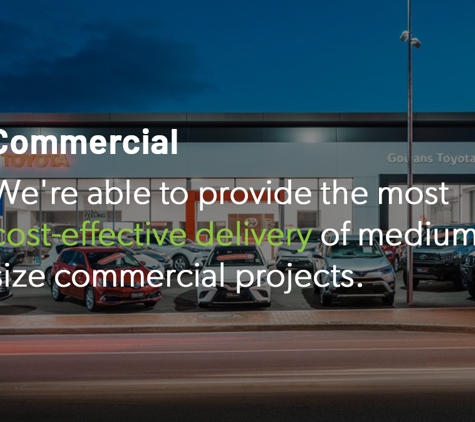 Oliver Kelly Group - Devonport, TAS. We're able to provide the most cost-effective delivery of medium-size commercial projects.