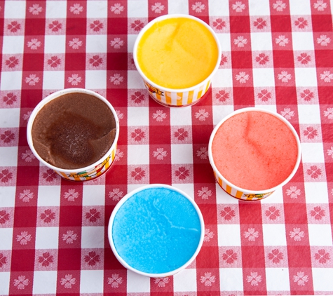 Winner's NY Pizza - Agoura Hills, CA. Italian Ice Co. Italian Ice (flavors blue raspberry, watermellon, cherry, chocolate, mango, pineapple)