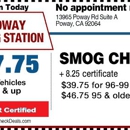 Poway Smog Station - Emissions Inspection Stations