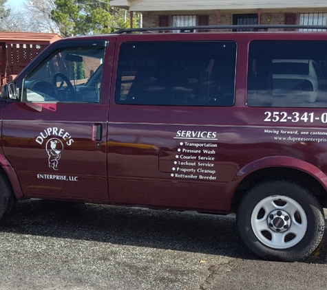 Dupree's Taxi, Transporation, Shuttle & Courier Service - Greenville, NC. TRANSPORT SERVICES