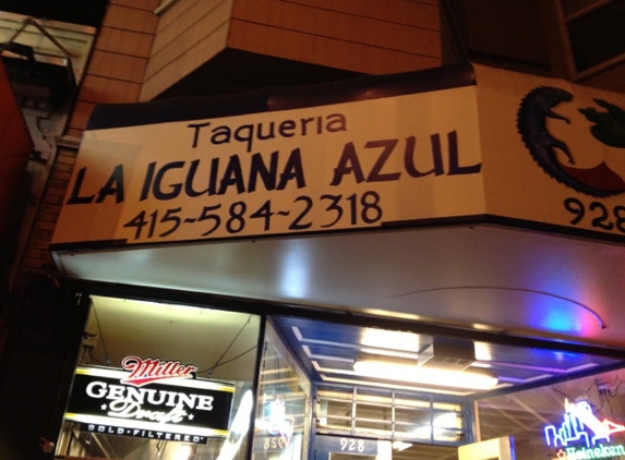 Taqueria La Iguana Azul - San Francisco, CA