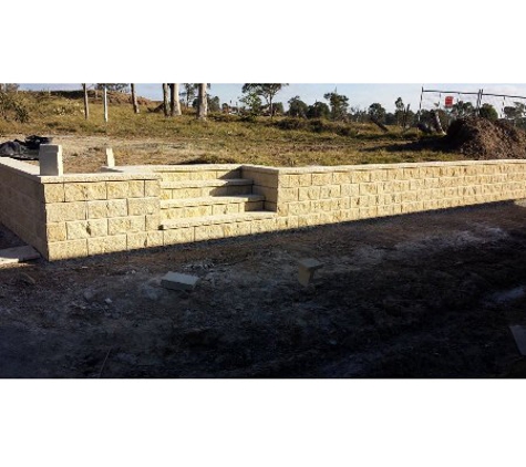Pave The Way Landscaping - Tighes Hill, NSW. AB Vert retaining wall; adbri blocks; retaining wall with stairs