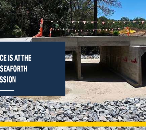 Seaforth Civil Pty Ltd - Paget, QLD. Excellence is at the heart of Seaforth Civil’s mission.