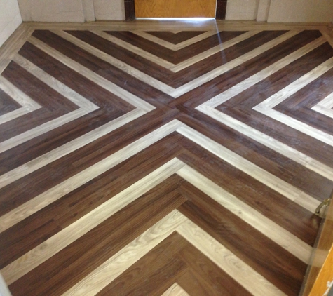 Zenger Flooring Supply, Inc. - Toms River, NJ. LVT installation with design