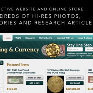 Sterling & Currency - Fremantle, WA. Our Interactive Website And Online Store Has Hundreds Of Hi-Res Photos, News Stories And Research Articles