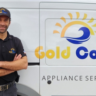 Gold Coast Appliance Service - Brentwood, CA. Gold Coast Appliance Service owner in front of service van