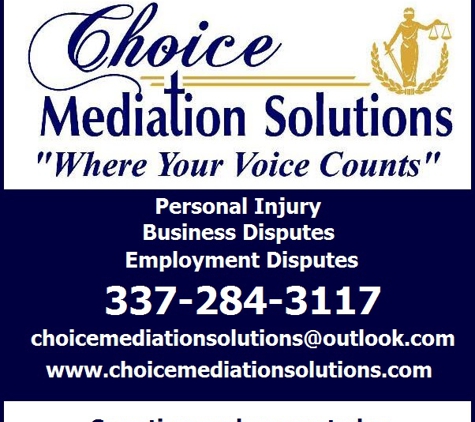CHOICE MEDIATION SOLUTIONS - New Orleans, LA