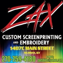 Zax Custom Screenprinting and Embroidery - Screen Printing