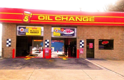 take five oil change cost