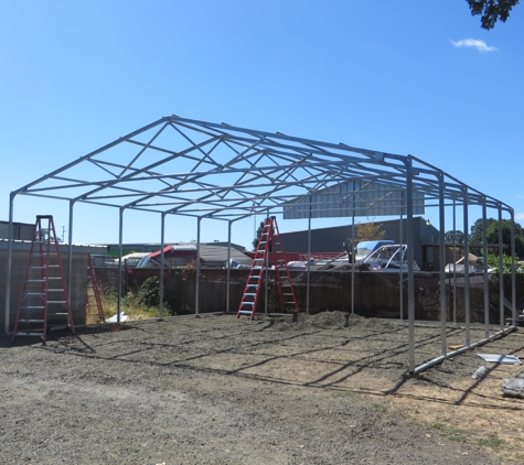 VersaTube Building Systems, Inc. - Collierville, TN. Frame mostly complete