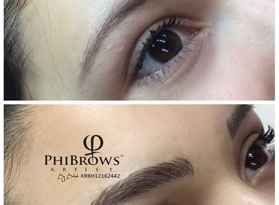 MicroBrow Permanent Cosmetics - Metairie, LA. Before/After