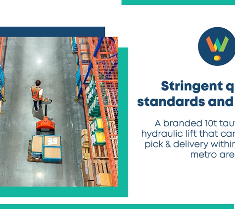 Wallara Logistics - Keysborough, VIC. Stringent quality standards and reporting.