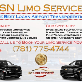 SN Limo Service - Norwell, MA. https://snlimoservice.business.site/posts/8911407312356114332?hl=en
SN Limo Service is Certified Limo Transport Company by Boston Logan 