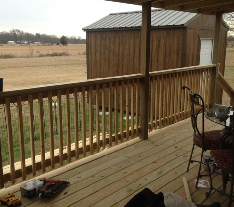 Downhome Fence and Deck - Irving, TX. My beautiful new back porch!