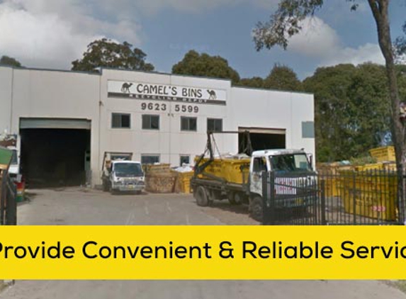 Camel's Bins - St Marys, NSW. We Provide Convenient & Reliable Service