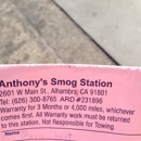 Anthony's Smog Station - Emissions Inspection Stations