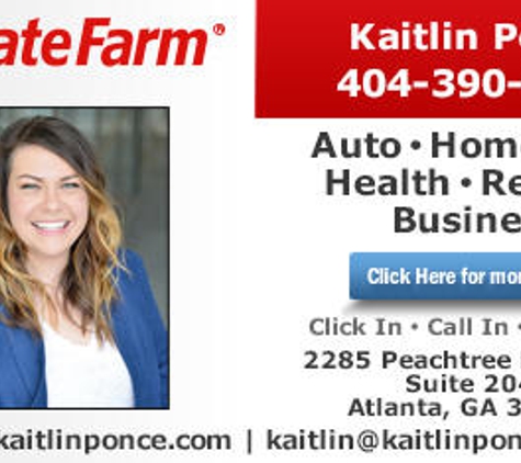 Kaitlin Ponce - State Farm Insurance Agent - Atlanta, GA