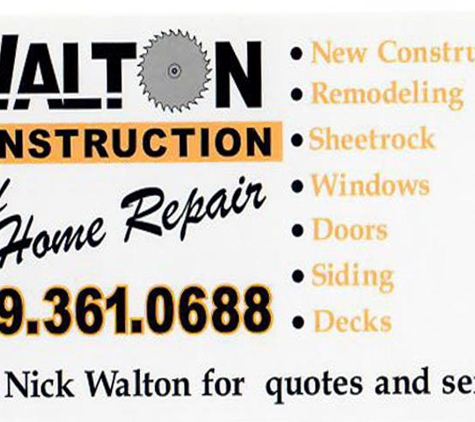 Walton Construction & Home Repair - Lisbon, IA