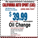California Auto Sport - Emissions Inspection Stations