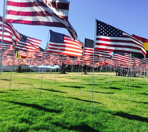 Pepperdine University - Main Campus - Malibu, CA. Different types of flags from all the countries.