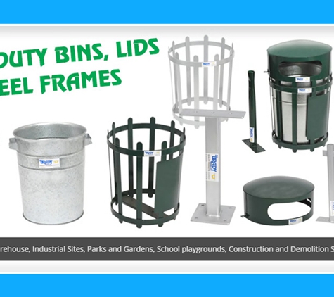 P.F. Brady Pty. Ltd. - Campsie, NSW. Heavy Duty Bins, Lids And Steel Frames