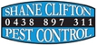 Shane Clifton Pest Control Logo