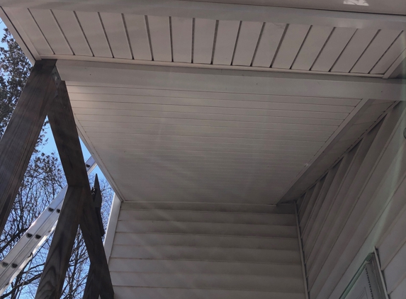 J & M Gutter Tech Inc - East Meadow, NY. New Soffit Work
516-782-7507